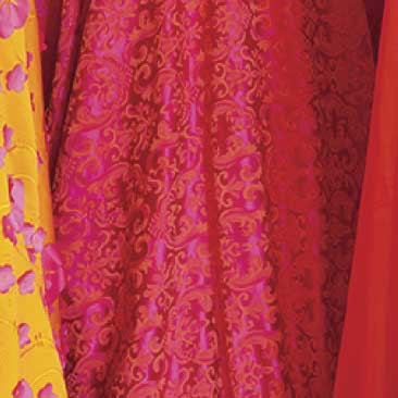 Pink detail of fabrics from a proposal for a fundraiser held at the Isabella Stewart Gardner Museum; Boston Event Planner, Boston Event Planning, Boston Event Stylist, Boston Event Styling
